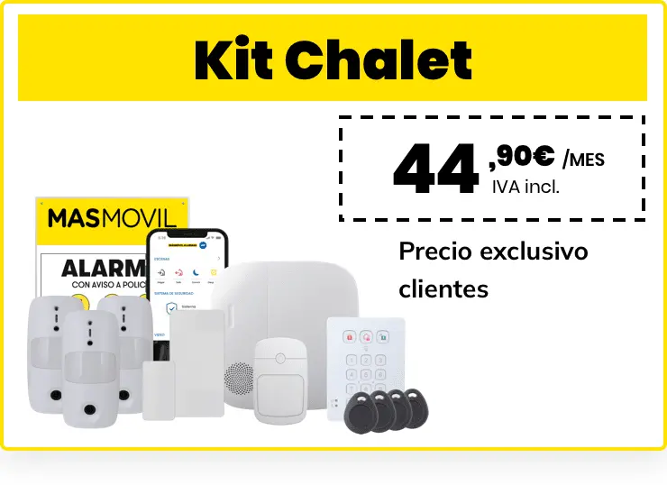 MASMOVIL - CARACTERISTICA ITEM - ALARMAS - Kit Chalet
