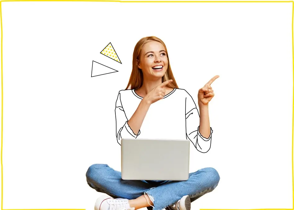 MASMOVIL Mujer sentada portatil
