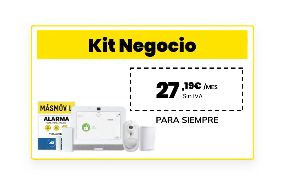 MASMOVIL - ZIGZAG ITEM - MASMOVIL ALARMAS - KIT NEGOCIO